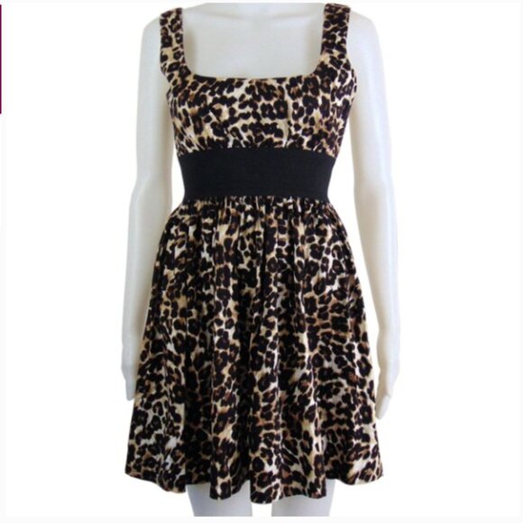 Necessary Objects Animal Print Dress Size S - Picture 5 of 5